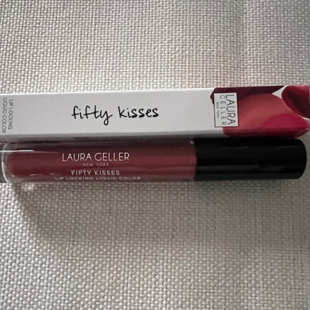Laura Geller Fifty Kisses Lip Locking Liquid Color-Ravishing Rose